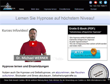 Tablet Screenshot of hypnosecenter.at